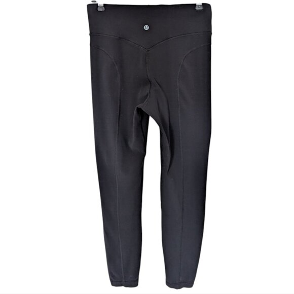 Lululemon Pushing Limits 7/8 Tight (Nulu 25") Black (First Release 6/17) Women 8 - Picture 4 of 11